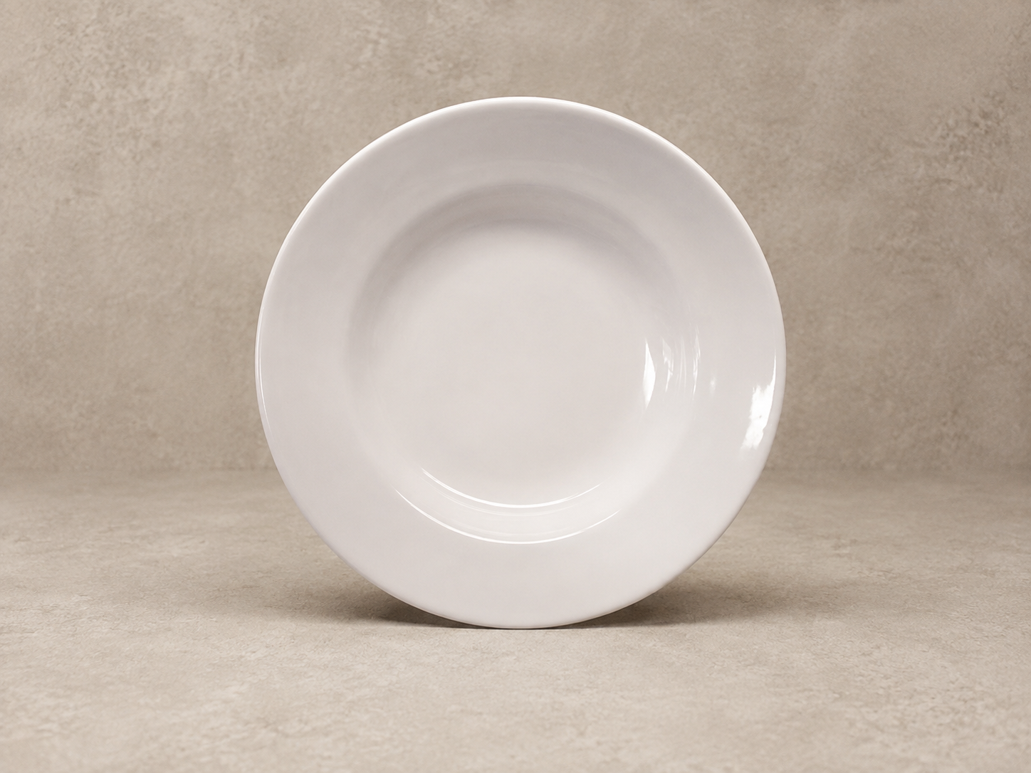 Prato Reforçado Fundo em porcelana Teixeira, referência 00.00.002